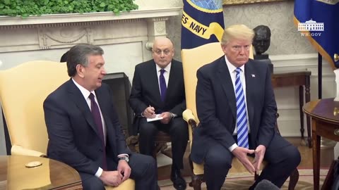 Trump And Uzbekistan President Mirziyoyev - Full Comments