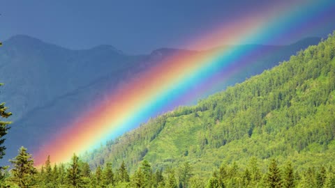 Spectacular Rainbow around the world