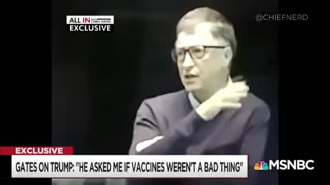 (2018) Bill Gates Says He Encouraged Trump Not to Investigate Vaccine Safety
