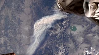 Smoke from California's Oak Fire seen from space
