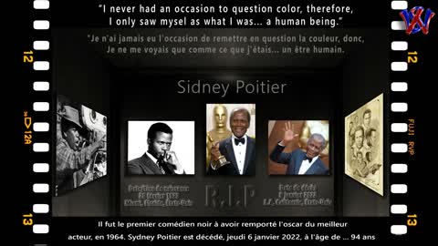 Hommage à Sidney POITIER (Rip)