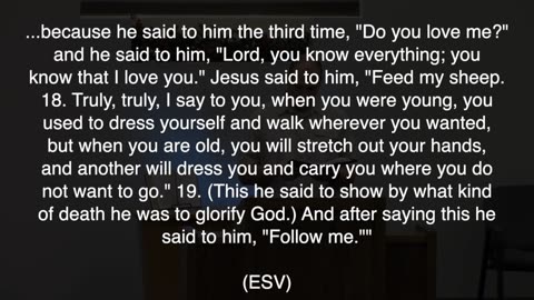 (65) Follow Me | John 21:15–23