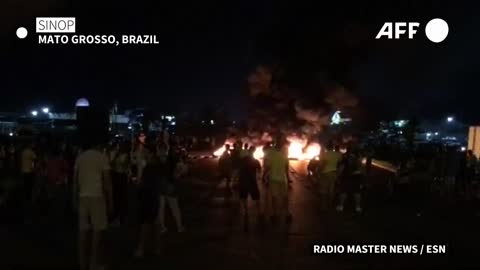 Protesters block road after Bolsonaro's defeat in Brazil | AFP