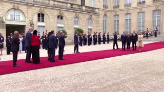 Macron welcomes Jill Biden ahead of Paris Olympics opening