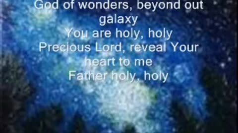 God of Wonders - Chris Tomlin (Lyrics Video)