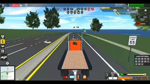 (384) 1972 Peterbilt 359 Tow Truck driving in Ultimate Driving (Part 4)