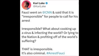 Kari Lake - Arrest Fauci