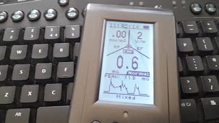 EMF readings laptop