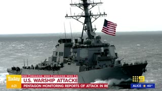 warship attacked