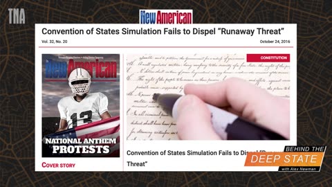 Convention of States: Deep State Plan to Overthrow Constitution?