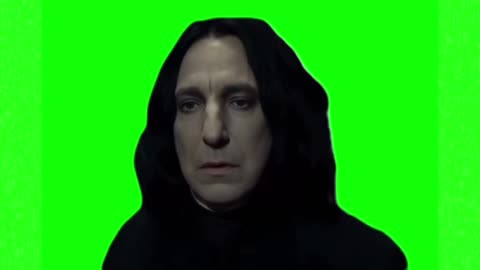 Professor Severus Snape always meme green screen