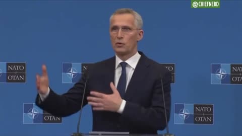NATO Sec. Gen. Jens Stoltenberg Says They Have Activated Chemical, Biological, and Nuclear Defenses.