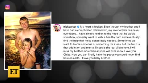 Nick Carter Speaks Out Following Death of Younger Brother Aaron