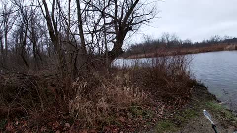 Creek kayak in December