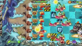 Plants vs Zombies 2 Frostbite Caves - Day 15