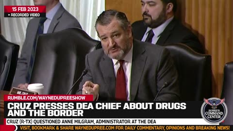 DEA Admin Consistently Refused To Answer Ted Cruz