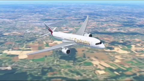 Emirates A350-900 Takes off from Brussels Airport - Infinite Flight Simulation