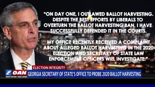 Ga .Secretary of State's Office to probe 2020 ballot harvesting