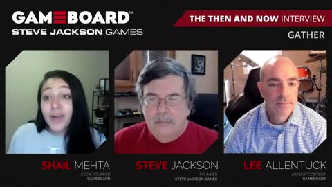 Legendary Steve Jackson and Gameboard