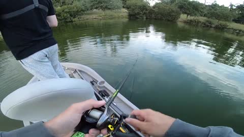 INSANE Day of Bass Fishing (Lake Fishing) Part 3
