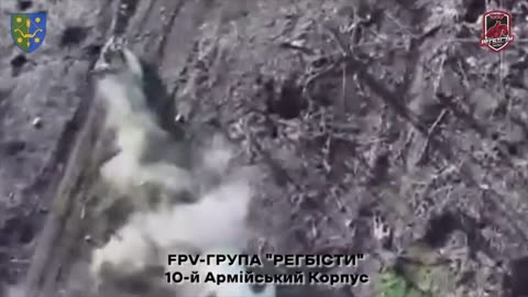 Russian ATV rocked by Ukrainian Drone