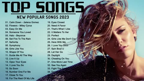 Top Hits 2023 ☘ New Popular Songs 2023 ☘ Best English Songs ( Best Pop Music Playlist ) on Spotify