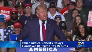 Release Of Donald Trump's Tax Records Blocked By Chief Justice Roberts