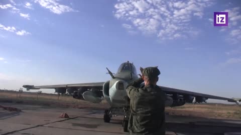 Su-25 attack aircraft of the Russian Air Force continue to defeat the enemy
