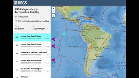 Suspicious0bservers - Near X Class Flare, Earthquake Watch