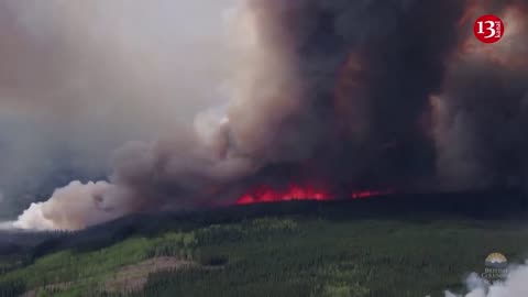 Firefighters perform planned ignition to rein in wildfires in British Columbia