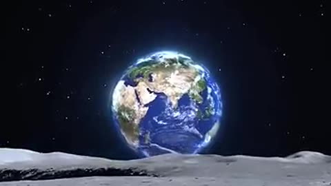 How look earth from moon