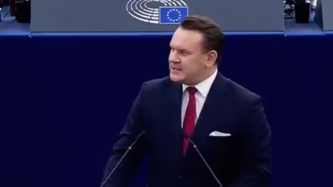 Polish Politician Educating The European Parliament On Illegal Immigration