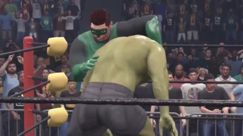 hulk smash by Hulk on Green lantern | WWE 2K23 | Zurashorts