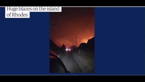 Greece wildfires rage on there islands and mainland update news
