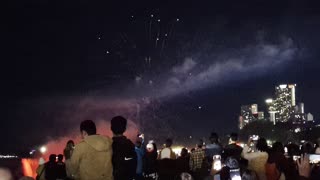 Niagara Falls Fireworks 5mins 🎆🎇 4K 10-bit HDR