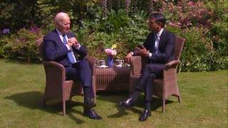 Biden meets with UK Prime Minister Sunak ahead of NATO summit
