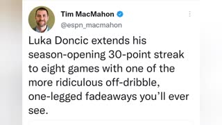 NBA WORLD REACTIONS TO LUKA DONCIC SCORED 35 POINTS VS TORONTO RAPTORS