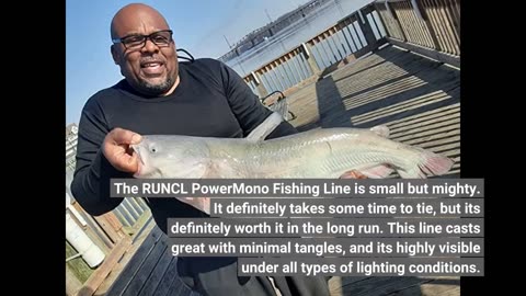 Buyer Comments: RUNCL PowerMono Fishing Line, Monofilament Fishing Line 300/500/1000Yds - Ultim...