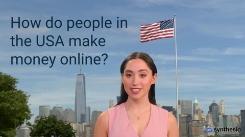How do people in USA make money online?