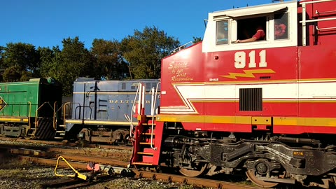 CSX 911, 3194, and 1776 on SMS Rail in 2019