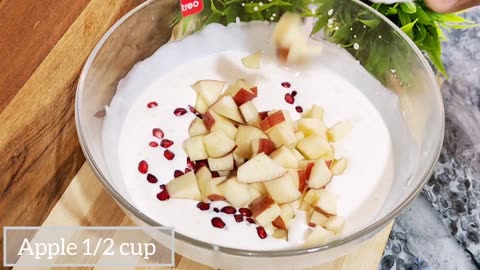 Easy Method of Making Fruit Salad ! Easiest Cream Fruit Salad Recipe! Fruit Cream