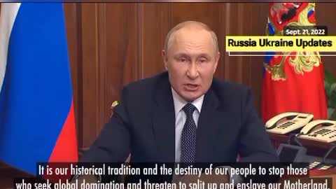 Russia’s historical tradition and destiny to stop those seeking world domination