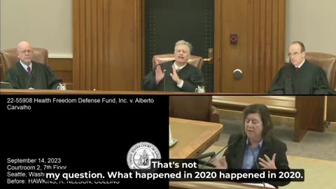 Watch this important "debate" on Vaccination Mandates in court from yesterday