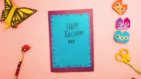 How to make Teacher's Day Pop Up Card | | Card Idea for Competition || Handmade Card tutorial.