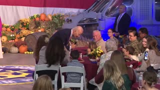 NOW - Biden to little girl: "I love your ears."