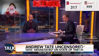 Peewee Reacts Piers Morgan Takes On Andrew Tate AGAIN! | The Full Interview #2