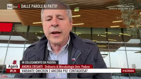 ANDREA CRISANTI: “IL 95% DEI MORTI NON SONO NO-VAX!! SONO FRAGILI-VACCINATI!!”😱😱😱