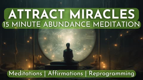 Attract Miracles Meditation | Frequency of Abundance | Powerful Guided Meditation | 15 Minutes