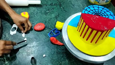 How To Make Spiderman Ironman Cake_ Spiderman Superman Cake Decorating _ Super Hero Birthday Cake