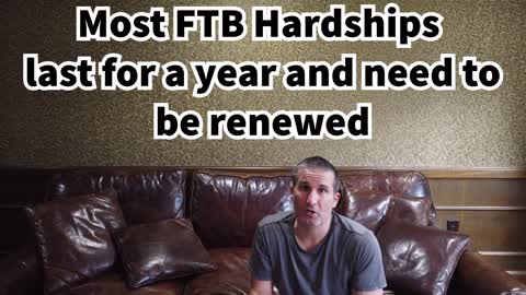 FTB Financial Hardship - How To Get It and Forms You Can Use